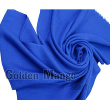 Solid color Twill face 100% silk wool scarf